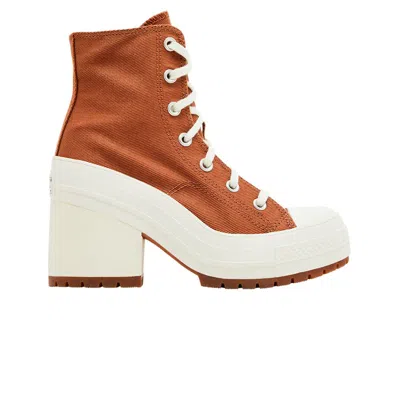 Pre-owned Converse Wmns Chuck 70 De Luxe Heel High 'tawny Owl' In Brown