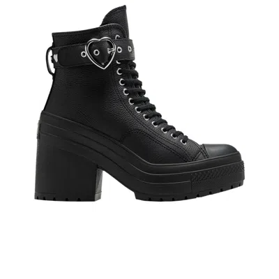 Pre-owned Converse Wmns Chuck 70 De Luxe Heel Platform High 'valentine's Day 2025' | Black | Women's Size 6.5