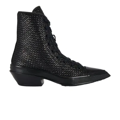 Pre-owned Converse Wmns Chuck 70 De Luxe Pointed Platform 'black' | Women's Size 8