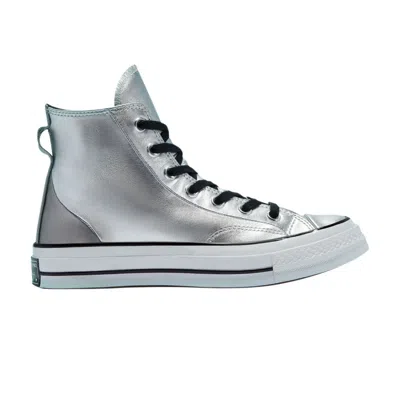 Pre-owned Converse Wmns Chuck 70 High 'diamond Metal - Silver'