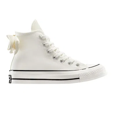 Pre-owned Converse Wmns Chuck 70 High 'egret Bows' In White
