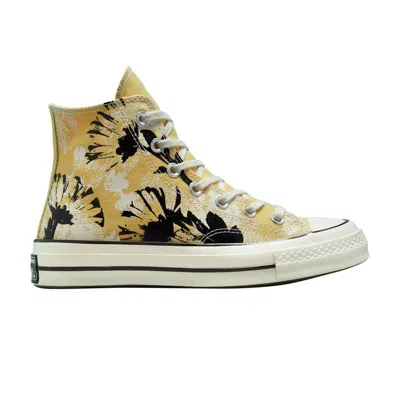 Pre-owned Converse Wmns Chuck 70 High 'hybrid Floral' In Yellow