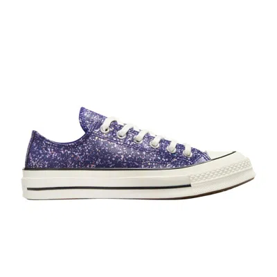 Pre-owned Converse Wmns Chuck 70 Low 'glitter - Night Indigo' In Blue