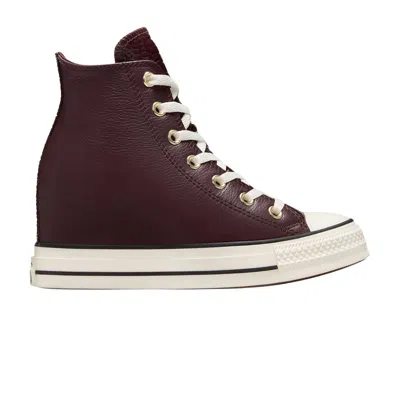 Pre-owned Converse Wmns Chuck Taylor All Star Classic Wedge High 'bloodstone' | Red | Women's Size 7