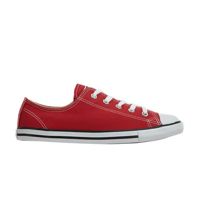 Pre-owned Converse Wmns Chuck Taylor All Star Dainty Ox 'varsity Red' | Women's Size 8