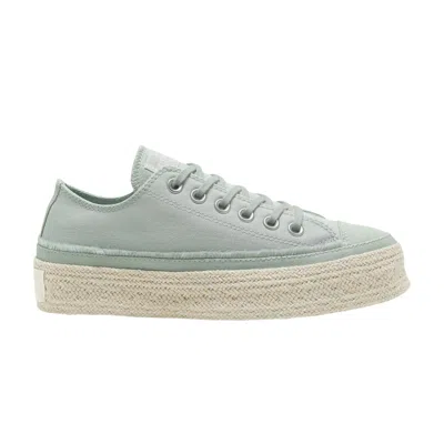Pre-owned Converse Wmns Chuck Taylor All Star Espadrille Low 'trail To Cove - Green Oxide' | Women's Size 6