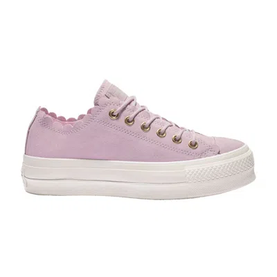 Pre-owned Converse Wmns Chuck Taylor All Star Frilly Thrills Lift Low 'pink Foam' | Women's Size 7