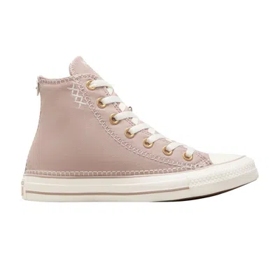 Pre-owned Converse Wmns Chuck Taylor All Star High 'crafted Stitching - Chaotic Neutral' | Pink | Women's Size