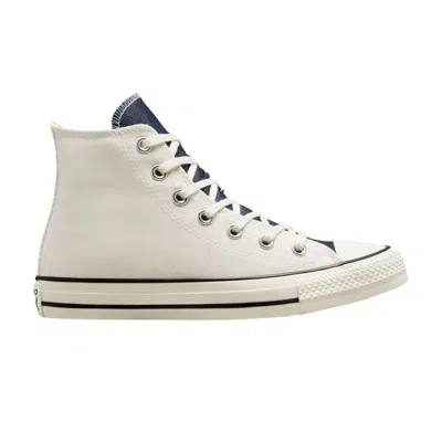 Pre-owned Converse Wmns Chuck Taylor All Star High 'denim - Egret' In Cream
