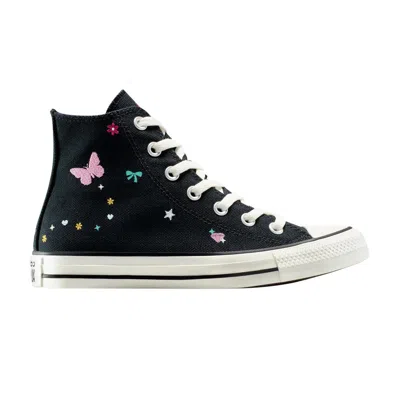 Pre-owned Converse Wmns Chuck Taylor All Star High 'doodles' | Black | Women's Size 8.5