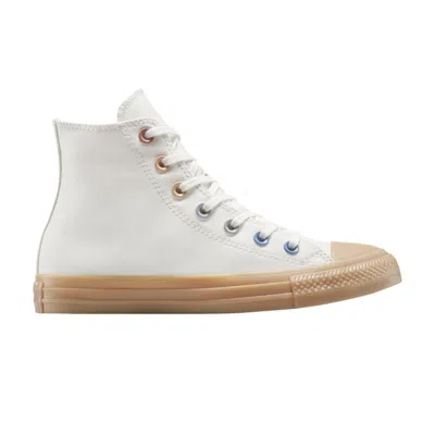 Pre-owned Converse Wmns Chuck Taylor All Star High 'double Patch' | White | Women's Size 10.5