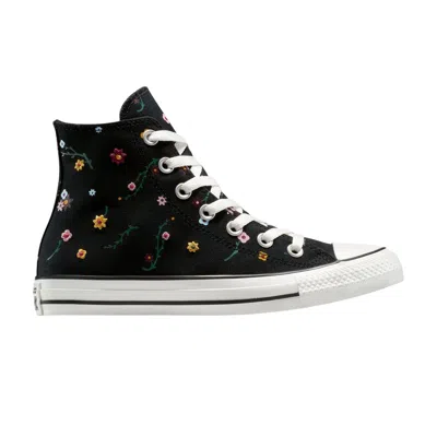 Pre-owned Converse Wmns Chuck Taylor All Star High 'floral' | Black | Women's Size 7.5