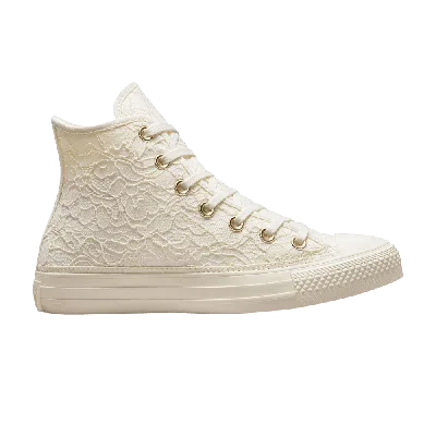 Pre-owned Converse Wmns Chuck Taylor All Star High 'lace - Farro' In Brown