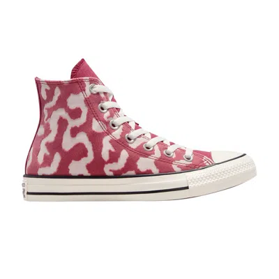Pre-owned Converse Wmns Chuck Taylor All Star High 'leopard Remix' | Pink | Women's Size 7