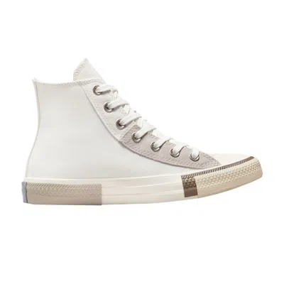 Pre-owned Converse Wmns Chuck Taylor All Star High 'metallic Layers' | White | Women's Size 10