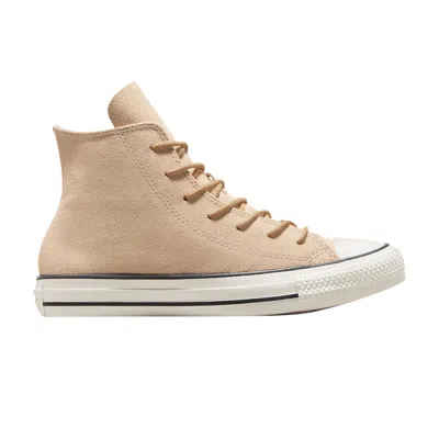 Pre-owned Converse Wmns Chuck Taylor All Star High 'mono Suede - Epic Dune' In Pink