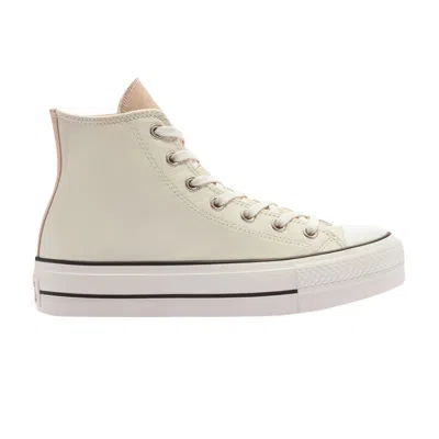 Pre-owned Converse Wmns Chuck Taylor All Star High 'neutral Tones - Pale Putty' In Cream