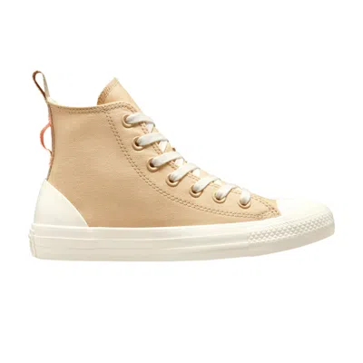 Pre-owned Converse Wmns Chuck Taylor All Star High 'tonal Canvas' In Tan