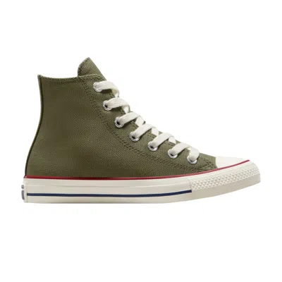 Pre-owned Converse Wmns Chuck Taylor All Star High 'utility' In Green