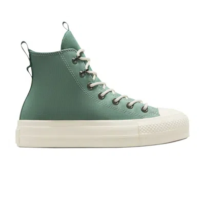 Pre-owned Converse Wmns Chuck Taylor All Star Lift Platform High 'herby Admiral Elm Green'