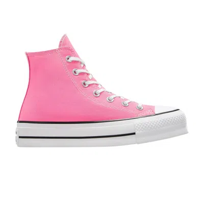 Pre-owned Converse Wmns Chuck Taylor All Star Lift Platform High 'pink White'