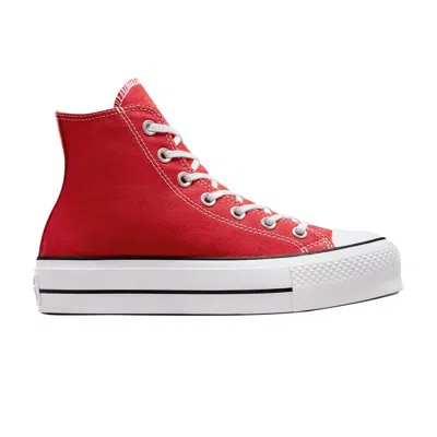 Pre-owned Converse Wmns Chuck Taylor All Star Lift Platform High 'red'