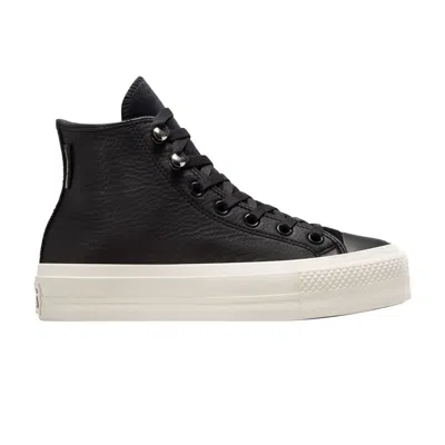 Pre-owned Converse Wmns Chuck Taylor All Star Lift Platform High 'water Repellent - Black' | Women's Size 6.5
