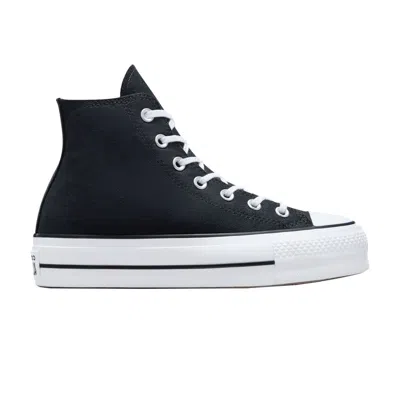 Pre-owned Converse Wmns Chuck Taylor All Star Lift Platform High Wide 'black White' | Women's Size 7.5