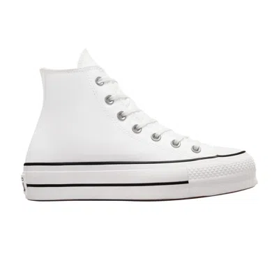 Pre-owned Converse Wmns Chuck Taylor All Star Lift Platform High Wide 'white Black' | Women's Size 8