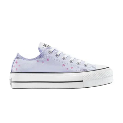 Pre-owned Converse Wmns Chuck Taylor All Star Lift Platform Low 'celestial' | Purple | Women's Size 5