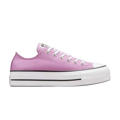 Pre-owned Converse Wmns Chuck Taylor All Star Lift Platform Low 'classic Amethyst' In Pink