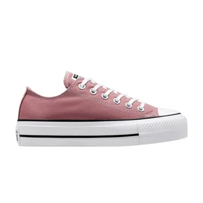 Pre-owned Converse Wmns Chuck Taylor All Star Lift Platform Low 'light Saddle' | Pink | Women's Size 10.5