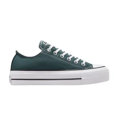 Pre-owned Converse Wmns Chuck Taylor All Star Lift Platform Low 'true Nature' | Green | Women's Size 9.5