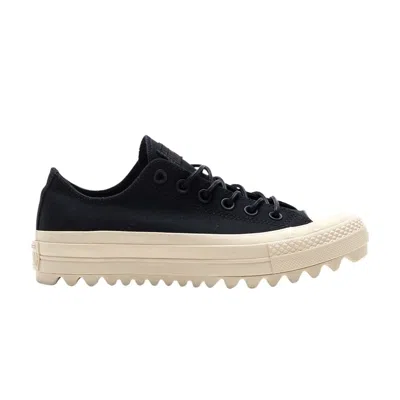 Pre-owned Converse Wmns Chuck Taylor All Star Lift Ripple Ox 'black' | Women's Size 9