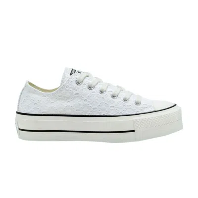 Pre-owned Converse Wmns Chuck Taylor All Star Low 'boho Mix - Embroidered Flowers' In White