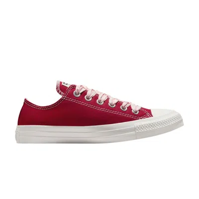 Pre-owned Converse Wmns Chuck Taylor All Star Low 'gingham Laces' | Red | Women's Size 11
