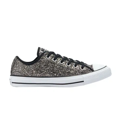 Pre-owned Converse Wmns Chuck Taylor All Star Low 'glitter Shine - Black'