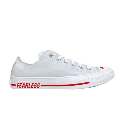 Pre-owned Converse Wmns Chuck Taylor All Star Low 'love Fearlessly' In White