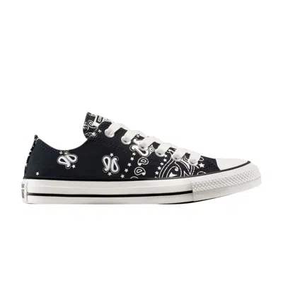 Pre-owned Converse Wmns Chuck Taylor All Star Low 'paisley' | Black | Women's Size 5
