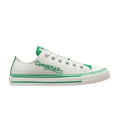 Pre-owned Converse Wmns Chuck Taylor All Star Low 'retro Varsity' | White | Women's Size 6