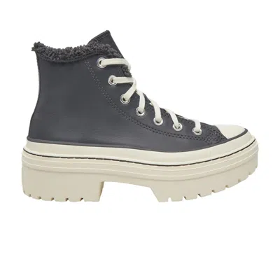 Pre-owned Converse Wmns Chuck Taylor All Star Lugged Heel Platform High 'sherpa - Vamp Pyre' | Grey | Women's