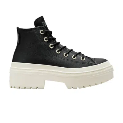 Pre-owned Converse Wmns Chuck Taylor All Star Lugged Heel Platform Waterproof High 'black Egret'