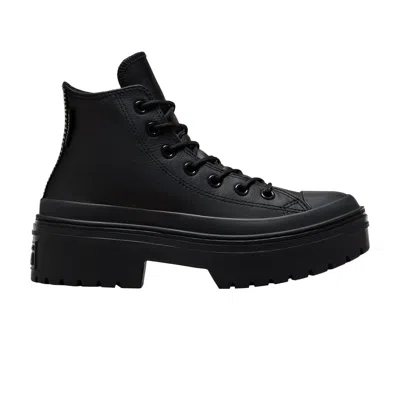 Pre-owned Converse Wmns Chuck Taylor All Star Lugged Heel Platform Waterproof High 'triple Black'