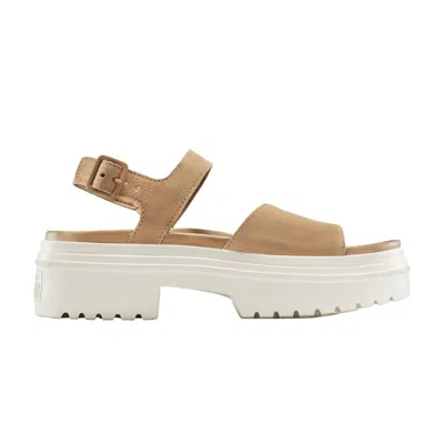Pre-owned Converse Wmns Chuck Taylor All Star Lugged Heel Sandal 'sand Dune' | Tan | Women's Size 10