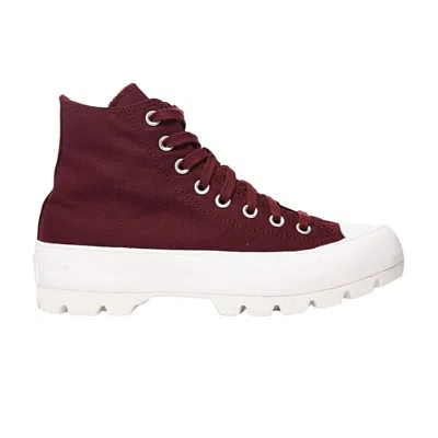 Pre-owned Converse Wmns Chuck Taylor All Star Lugged High 'dark Burgundy' | Red | Women's Size 6