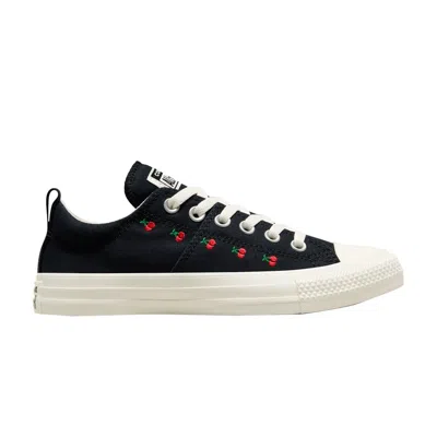 Pre-owned Converse Wmns Chuck Taylor All Star Madison Low 'embroidered Cherries' | Black | Women's Size 6.5