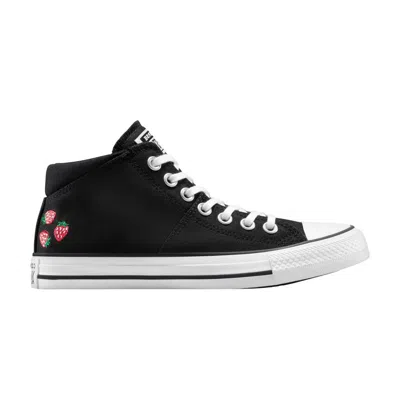 Pre-owned Converse Wmns Chuck Taylor All Star Madison Mid 'embroidered Strawberries' | Black | Women's Size 6