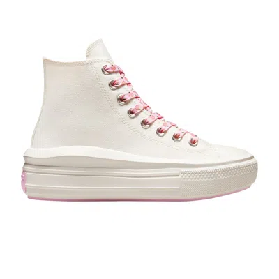 Pre-owned Converse Wmns Chuck Taylor All Star Move Platform High 'peaches' In Cream