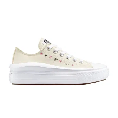 Pre-owned Converse Wmns Chuck Taylor All Star Move Platform Low 'celestial' | Cream | Women's Size 10