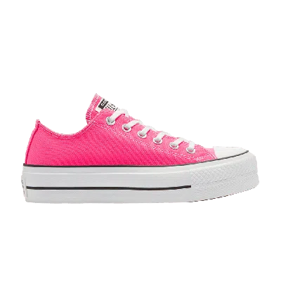 Pre-owned Converse Wmns Chuck Taylor All Star Platform Low 'hyper Pink'